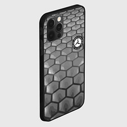 Чехол для iPhone 12 Pro Max Mercedes-Benz pattern, цвет: 3D-черный — фото 2