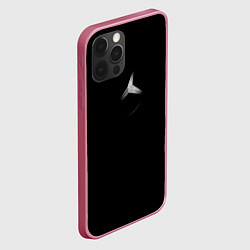 Чехол для iPhone 12 Pro Max Silver Star Style, цвет: 3D-малиновый — фото 2