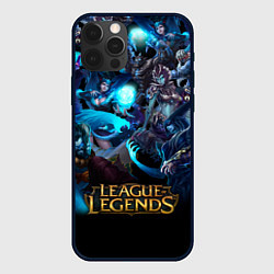 Чехол для iPhone 12 Pro Max LEAGUE OF LEGENDS ЛИГА ЛЕГЕНД ГЕРОИ, цвет: 3D-черный