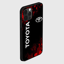 Чехол для iPhone 12 Pro Max TOYOTA MILITARY PIXEL BLACK RED, цвет: 3D-черный — фото 2