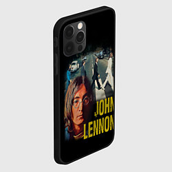 Чехол для iPhone 12 Pro Max The Beatles John Lennon, цвет: 3D-черный — фото 2
