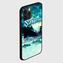 Чехол для iPhone 12 Pro Max World War Live: Battle of the Baltic Sea - Sabaton, цвет: 3D-черный — фото 2