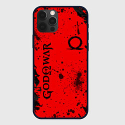 Чехол для iPhone 12 Pro Max God of War Брызги крови, цвет: 3D-черный