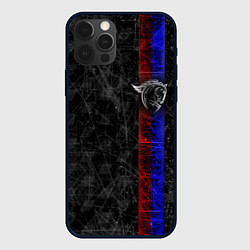 Чехол для iPhone 12 Pro Max ЦСКА Москва black theme, цвет: 3D-черный