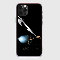 Чехол для iPhone 12 Pro Max Quebec Magnetic - Metallica, цвет: 3D-серый