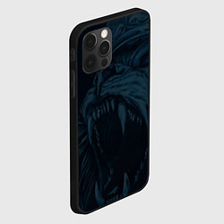 Чехол для iPhone 12 Pro Max Zenit lion dark theme, цвет: 3D-черный — фото 2