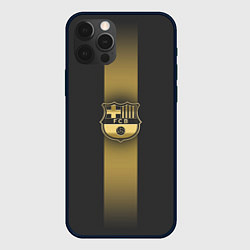 Чехол для iPhone 12 Pro Max Barcelona Gold-Graphite Theme, цвет: 3D-черный