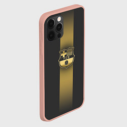 Чехол для iPhone 12 Pro Max Barcelona Gold-Graphite Theme, цвет: 3D-светло-розовый — фото 2