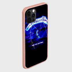 Чехол для iPhone 12 Pro Max Ride the Lightning - Metallica, цвет: 3D-светло-розовый — фото 2
