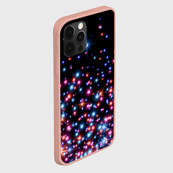 Чехол для iPhone 12 Pro Max ПРАЗДНИЧНЫЕ НОВОГОДНИЕ ОГОНЬКИ 2022, цвет: 3D-светло-розовый — фото 2