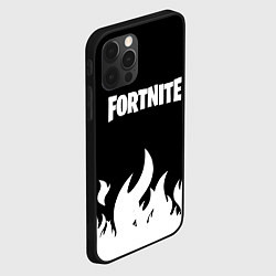 Чехол для iPhone 12 Pro Max Fortnite Огонь, цвет: 3D-черный — фото 2