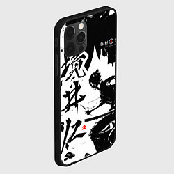 Чехол для iPhone 12 Pro Max Ghost of Tsushima - Призрак Цусимы, цвет: 3D-черный — фото 2