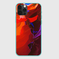 Чехол для iPhone 12 Pro Max Акварельная Феерия, цвет: 3D-мятный