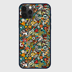 Чехол для iPhone 12 Pro Max СПОРТ Athlete, цвет: 3D-черный