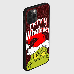 Чехол для iPhone 12 Pro Max ГРИНЧ GRINCH WHATEVER, цвет: 3D-черный — фото 2