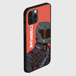 Чехол для iPhone 12 Pro Max Cyberpunk Спина, цвет: 3D-черный — фото 2