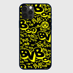 Чехол для iPhone 12 Pro Max BVB 09 - BORUSSIA Боруссия Дортмунд, цвет: 3D-черный