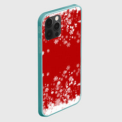 Чехол для iPhone 12 Pro Max Вечный снегопад, цвет: 3D-мятный — фото 2