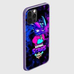 Чехол для iPhone 12 Pro Max Brawl Stars Леон Носорог 2022, цвет: 3D-серый — фото 2