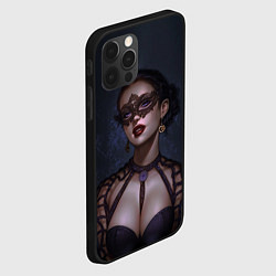 Чехол для iPhone 12 Pro Max ЙЕННИФЕР ВЕДЬМАК 2, цвет: 3D-черный — фото 2