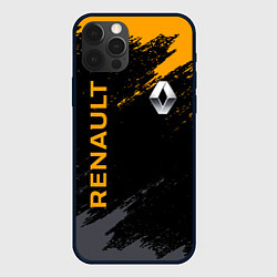 Чехол для iPhone 12 Pro Max RENAULT БРЫЗГИ КРАСОК РЕНО, цвет: 3D-черный