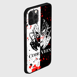 Чехол для iPhone 12 Pro Max Code Vein Logo, цвет: 3D-черный — фото 2