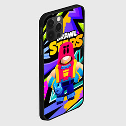 Чехол для iPhone 12 Pro Max GROM BRAWL STARS ГРОМ БРАВЛЫ, цвет: 3D-черный — фото 2