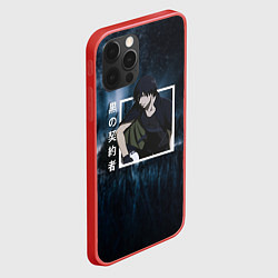 Чехол для iPhone 12 Pro Max Darker than Black Темнее черного, Хэй Hei, цвет: 3D-красный — фото 2