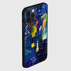 Чехол для iPhone 12 Pro Max КРАСКА PAINT, цвет: 3D-черный — фото 2