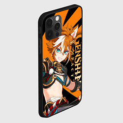 Чехол для iPhone 12 Pro Max Genshin Impact Gorou, цвет: 3D-черный — фото 2