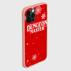 Чехол для iPhone 12 Pro Max ГАЧИМУЧИ DUNGEON MASTER НОВОГОДНИЙ, цвет: 3D-светло-розовый — фото 2