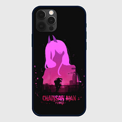 Чехол для iPhone 12 Pro Max Chainsaw Man Power, цвет: 3D-черный