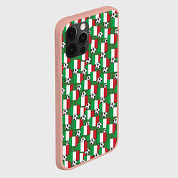Чехол для iPhone 12 Pro Max Италия футбол, цвет: 3D-светло-розовый — фото 2
