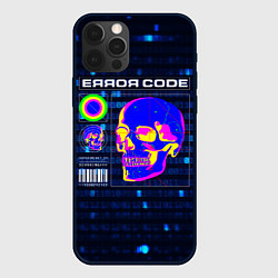Чехол для iPhone 12 Pro Max Error code: Hacker Хакер программист, цвет: 3D-черный