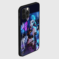 Чехол для iPhone 12 Pro Max Аркейн - League Of Legends Джинкс, цвет: 3D-черный — фото 2