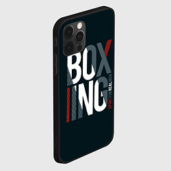 Чехол для iPhone 12 Pro Max Бокс - Boxing, цвет: 3D-черный — фото 2