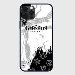 Чехол для iPhone 12 Pro Max Genshin Impact электро стихия, цвет: 3D-черный