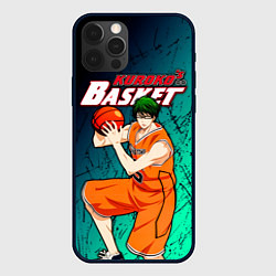 Чехол для iPhone 12 Pro Max Kuroko no Basuke, Midorima Shintaro Шинтаро Мидори, цвет: 3D-черный