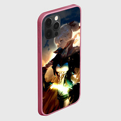 Чехол для iPhone 12 Pro Max Genshin Impact Топ, цвет: 3D-малиновый — фото 2