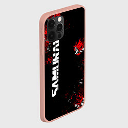 Чехол для iPhone 12 Pro Max КИБЕРПАНК 2077 SAMURAI CYBERPUNK 2077, цвет: 3D-светло-розовый — фото 2