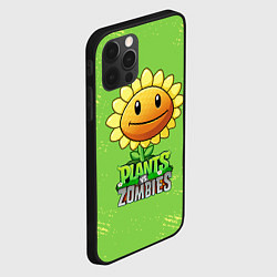 Чехол для iPhone 12 Pro Max Подсолнух Plants vs Zombies, цвет: 3D-черный — фото 2
