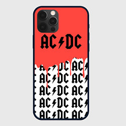 Чехол для iPhone 12 Pro Max Ac dc rock, цвет: 3D-черный