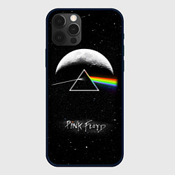 Чехол для iPhone 12 Pro Max PINK FLOYD LOGO ПИНК ФЛОЙД ЗВЕЗДЫ, цвет: 3D-черный