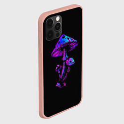 Чехол для iPhone 12 Pro Max Неоновый гриб, цвет: 3D-светло-розовый — фото 2