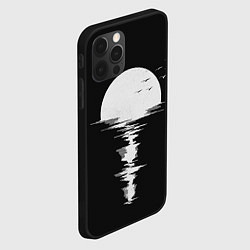 Чехол для iPhone 12 Pro Max Лунная Музыкальная Дорожка, цвет: 3D-черный — фото 2