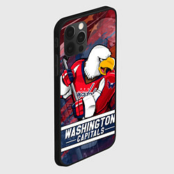 Чехол для iPhone 12 Pro Max Вашингтон Кэпиталз Washington Capitals, цвет: 3D-черный — фото 2