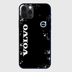 Чехол iPhone 12 Pro Max Volvo капли и брызги красок