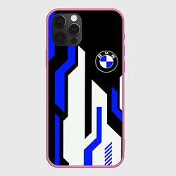 Чехол для iPhone 12 Pro Max БМВ BMW AUTO, цвет: 3D-малиновый