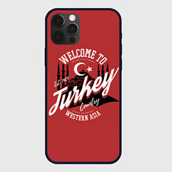 Чехол для iPhone 12 Pro Max Турция - Turkey, цвет: 3D-черный