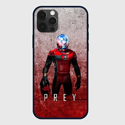 Чехол для iPhone 12 Pro Max Prey Grey and blood, цвет: 3D-черный